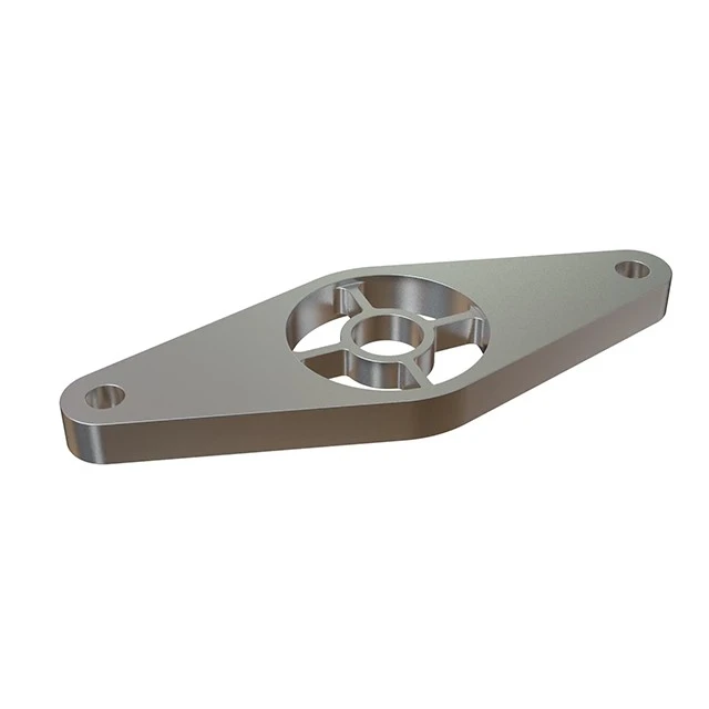 Custom CNC Machined Aluminum Flange Plate factory